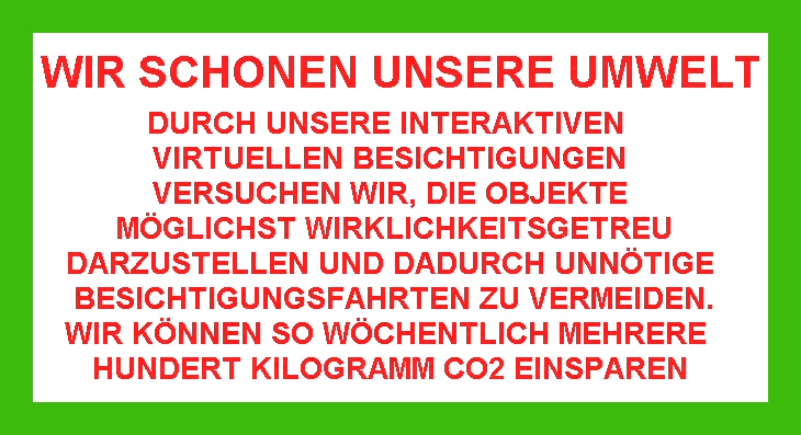 CO2 ERSPARNIS DURCH VIRTUELLE BESICHTIGUNGEN